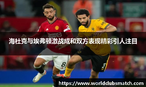 海杜克与埃弗顿激战成和双方表现精彩引人注目